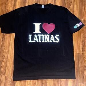 I love latinas Airbrushed t shirt